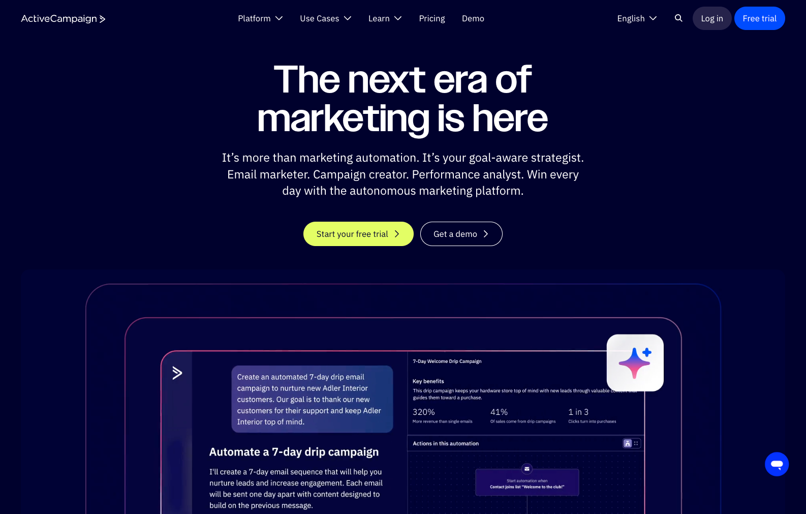 ActiveCampaign website